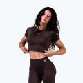 Дамски тренировъчен топ  NEBBIA Power dark brown