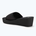 Calvin Klein дамски джапанки YW0YW01725 Beach Wedge Slide Canvas triple black 3