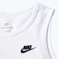 Мъжки потник Nike Sportswear Club TT white/black 3