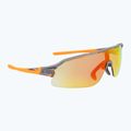 Слънчеви очила Nike Flyfree Shield E matte smoke grey/road orange mirror/ clear