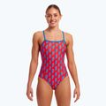 Дамски бански костюм от една част Funkita Single Strap One Piece hot volt 2