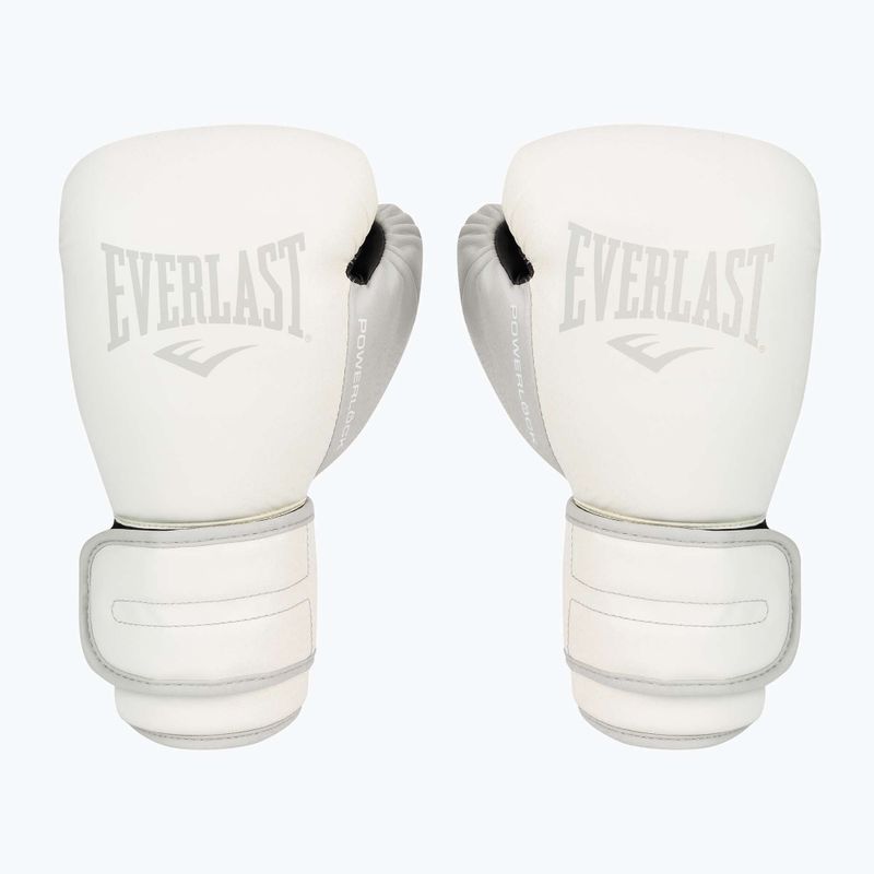 Мъжки боксови ръкавици EVERLAST Powerlock Pu white EV2200