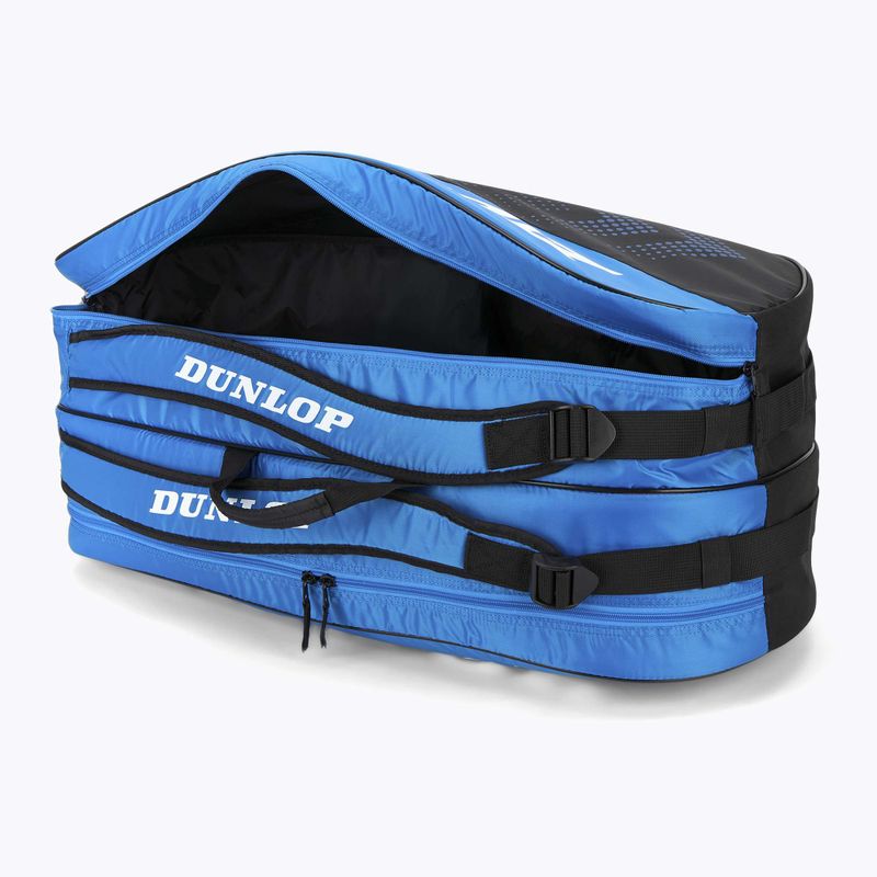 Тенис чанта Dunlop FX-Club 10 RKT black/blue 7
