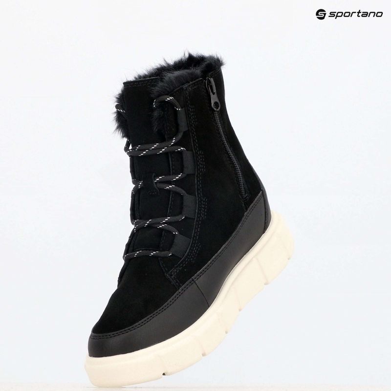 Детски ботуши за сняг Sorel Youth Sorel Explorer III Lace black/sea salt 15