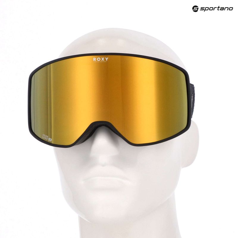 Дамска маска за сноуборд ROXY Storm W black/clux ml pink gold 10