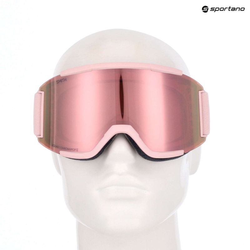 Скиорски очила  Smith Squad carnation/chrp everyday rose gold mirror/clear 12