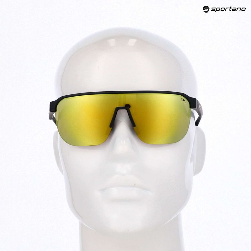 Слънчеви очила Tifosi Sanctum SL matte black/smoke yellow mirror 4