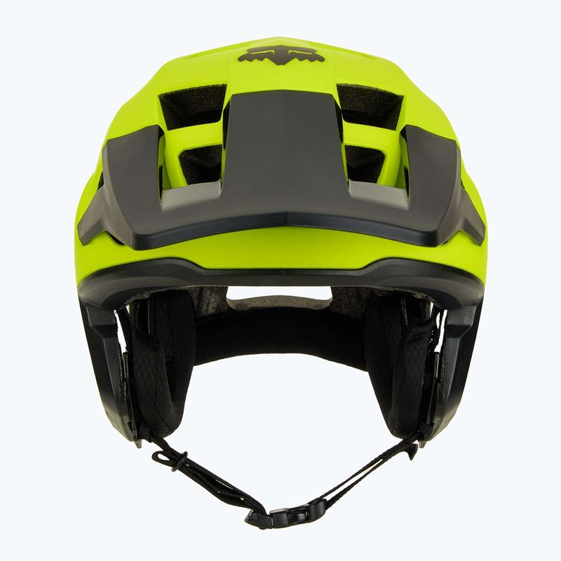 Fox Racing Dropframe велосипедна каска флуоресцентно жълто 2