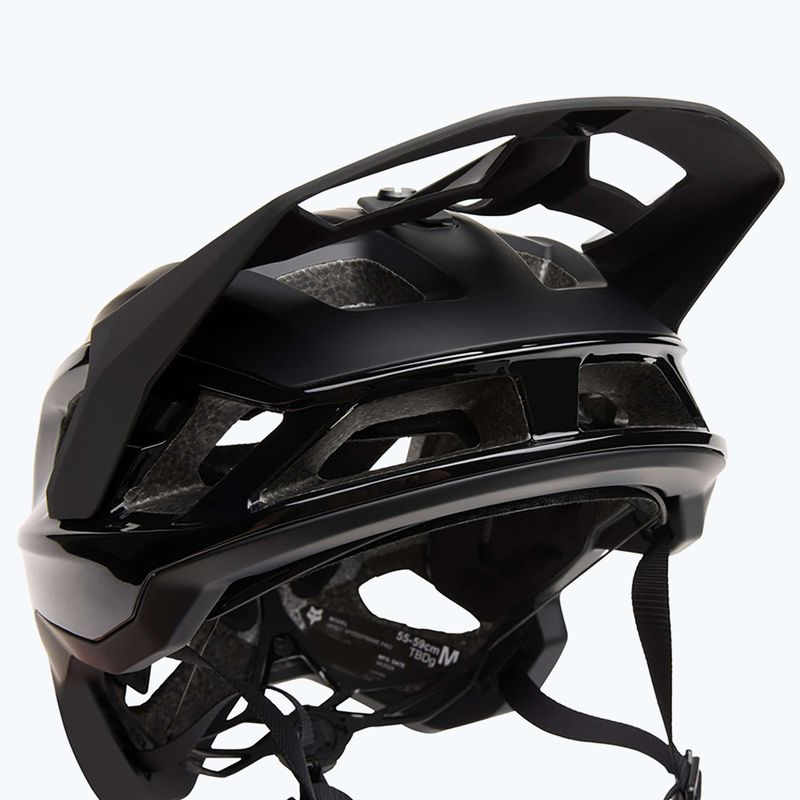 Fox Racing Speedframe Pro матова черна каска за велосипед 6