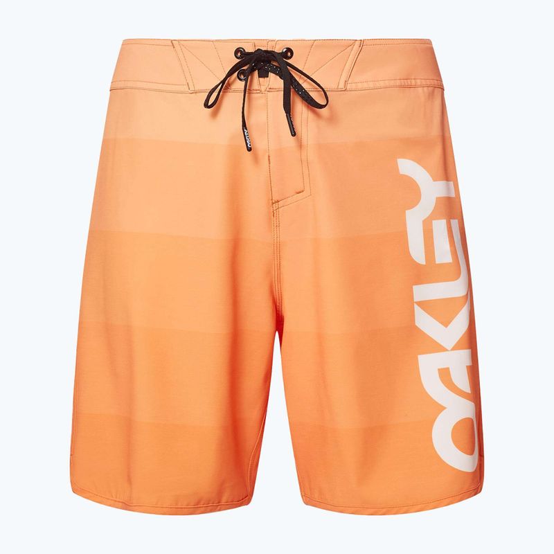 Мъжки къси панталони за плуване Oakley Retro Mark 19", оранжеви FOA40430473K 4