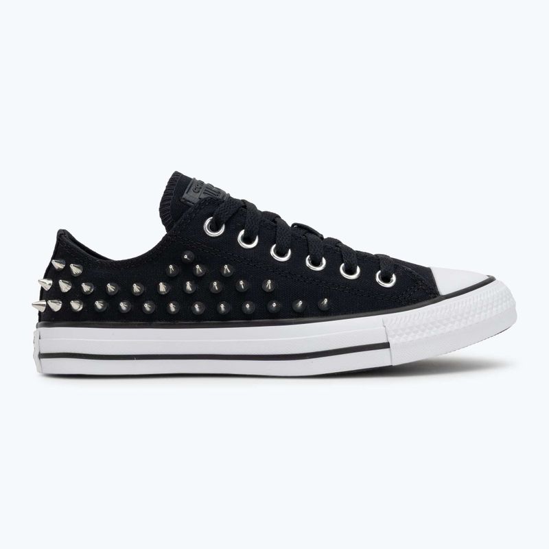 Детски маратонки Chuck Taylor All Star Studded черни/силиконови/бели 2