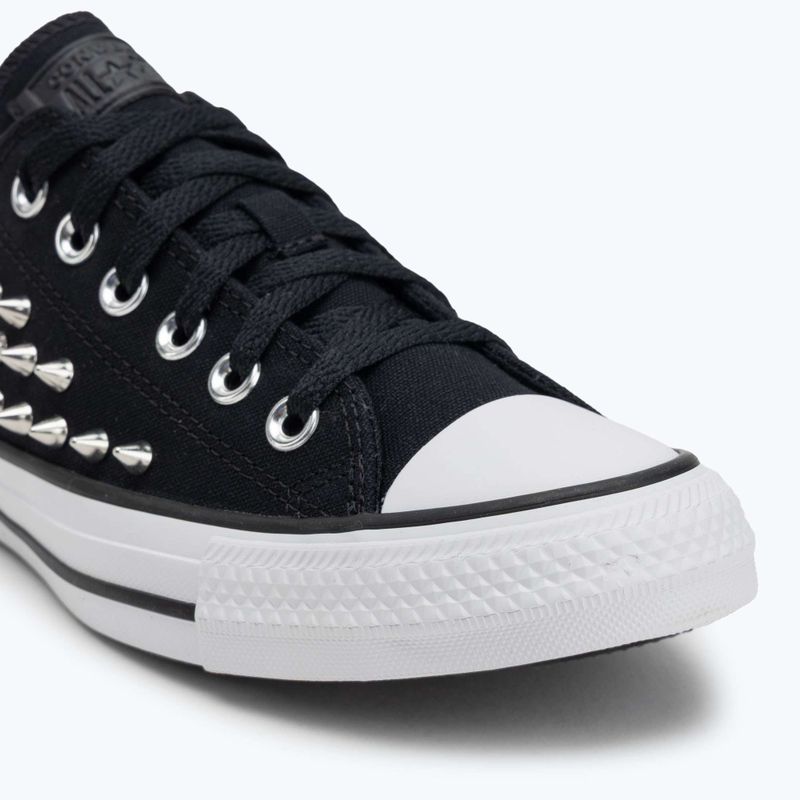 Детски маратонки Chuck Taylor All Star Studded черни/силиконови/бели 7