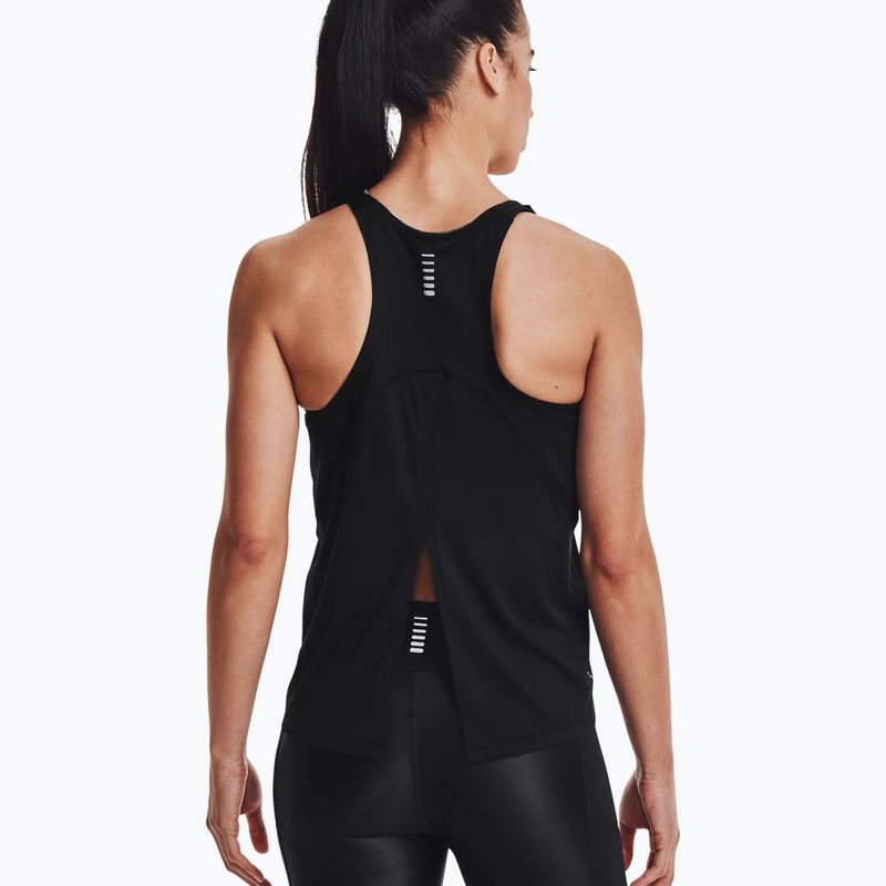 Тренировъчна тениска за жени Under Armour Isochill Run Tank black 1361925-001 2
