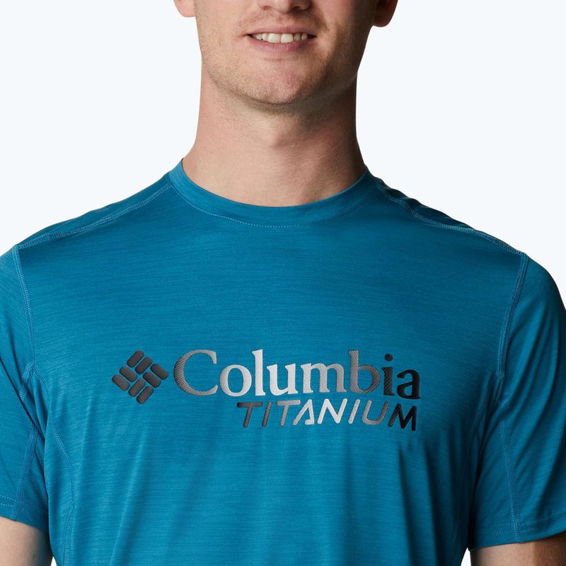 Мъжка тениска за трекинг Titan Pass Graphic Tee blue 1991471 4