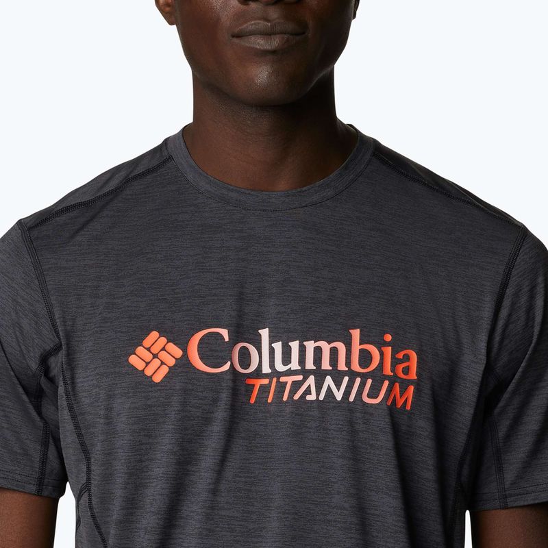 Мъжка тениска за трекинг Columbia Titan Pass Graphic Tee black 1991471 4