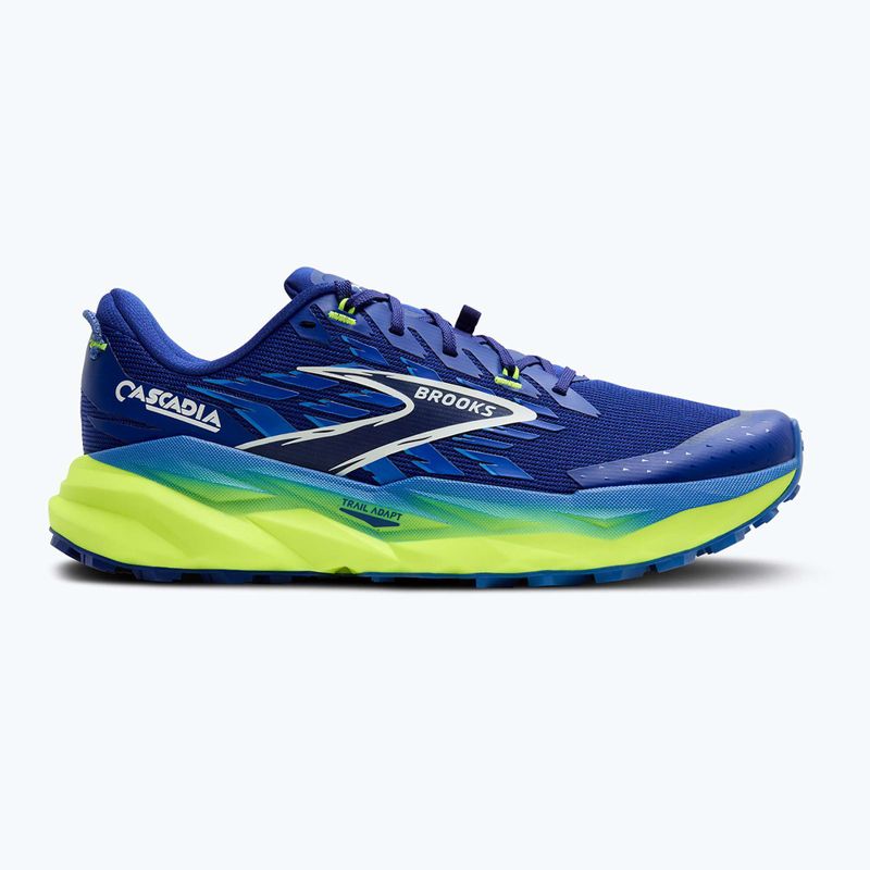 Мъжки обувки за бягане Brooks Cascadia 19 surf the web/nightlife/white 2