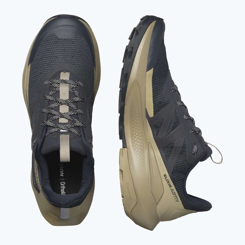 Мъжки туристически обувки Salomon Elixir Activ carbon/slate green/glacier 12