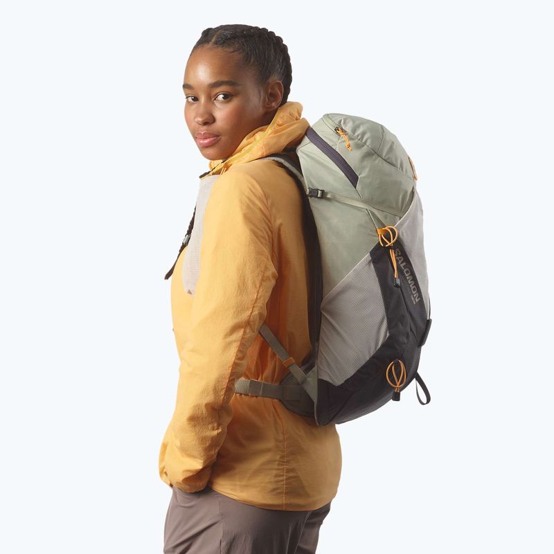 Salomon Aerotrek 18 l дамска туристическа раница M-L seagrass/silver cloud/nine iron 4