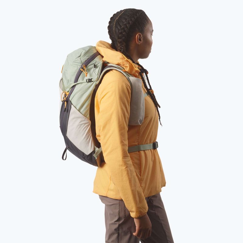 Salomon Aerotrek 18 l дамска туристическа раница M-L seagrass/silver cloud/nine iron 6