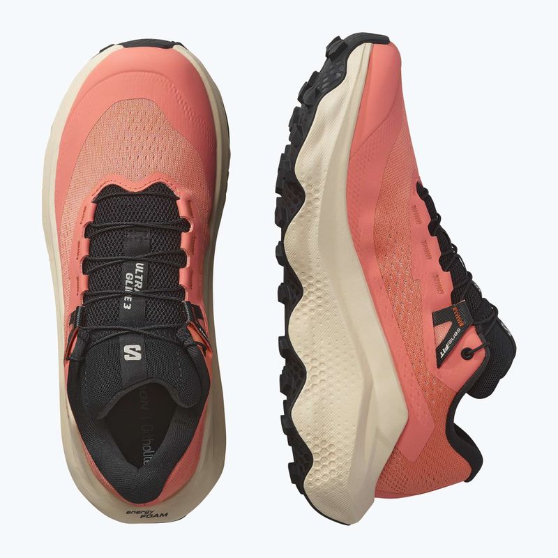 Дамски обувки за бягане Salomon Ultra Glide 3 fusion coral/tender peach/black 8