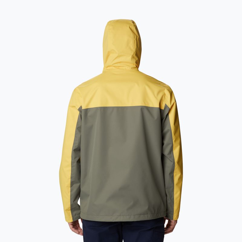 Мъжко дъждобранно яке Columbia Hikebound yellow-green 1988621 2