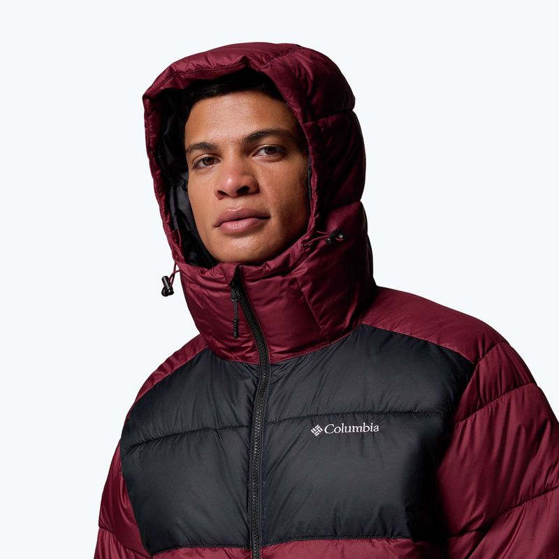 Мъжко подплатено яке Columbia Pike Lake II Hooded rich wine/black 6