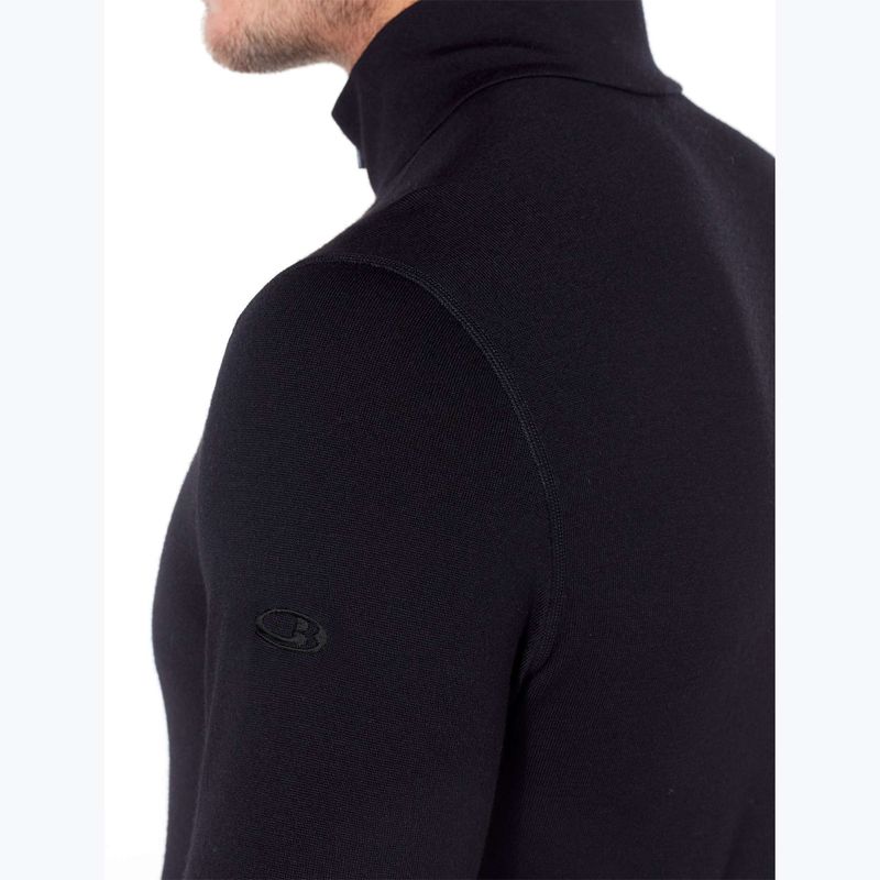 Мъжки термоактивен суитшърт Icebreaker 260 Tech LS Half Zip black 6
