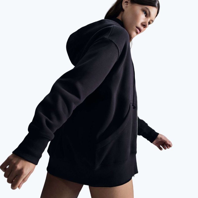 Дамски суитшърт Nike Sportswear Phoenix Fleece black/sail 4