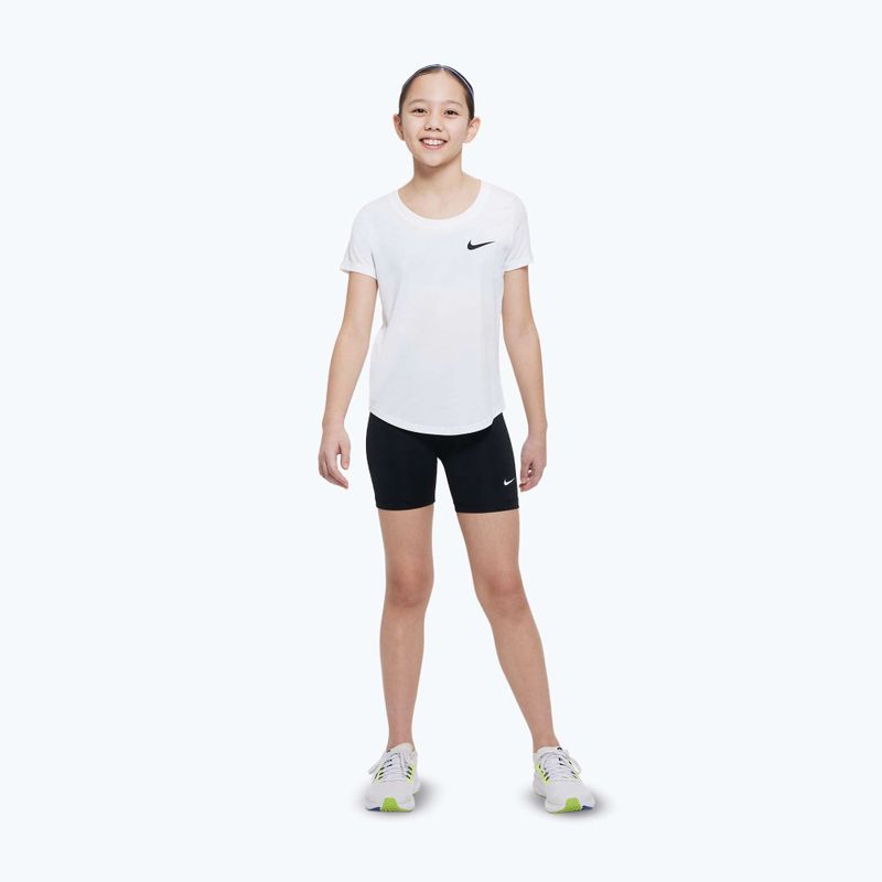 Детски шорти Nike Pro Dri-Fit 5“ carbon black/white 2