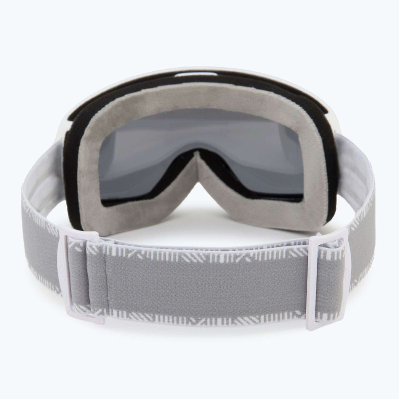 Дамски предпазни скиорски очила Giro Moxie white & grey chute/ amber pink/ yellow 4