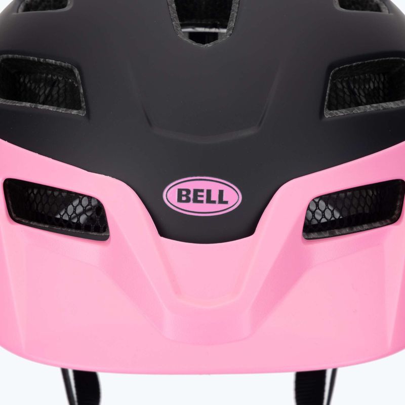 Детска велосипедна каска Bell Sidetrack Jr matte pink 7