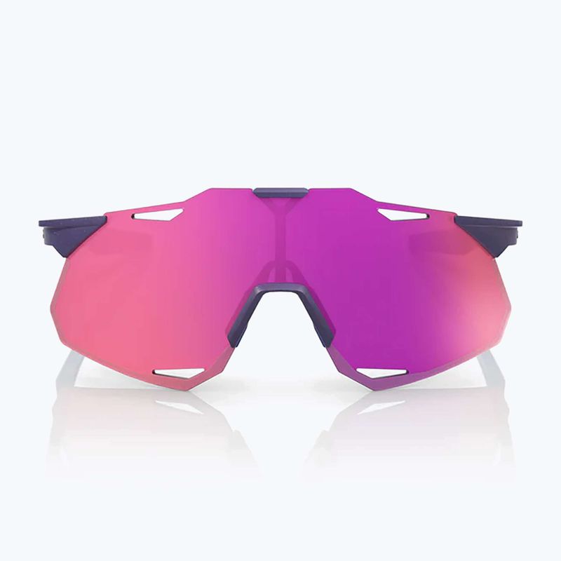 Слънчеви очила 100% Hypercraft XS satin storm metallic/purple mirror 4