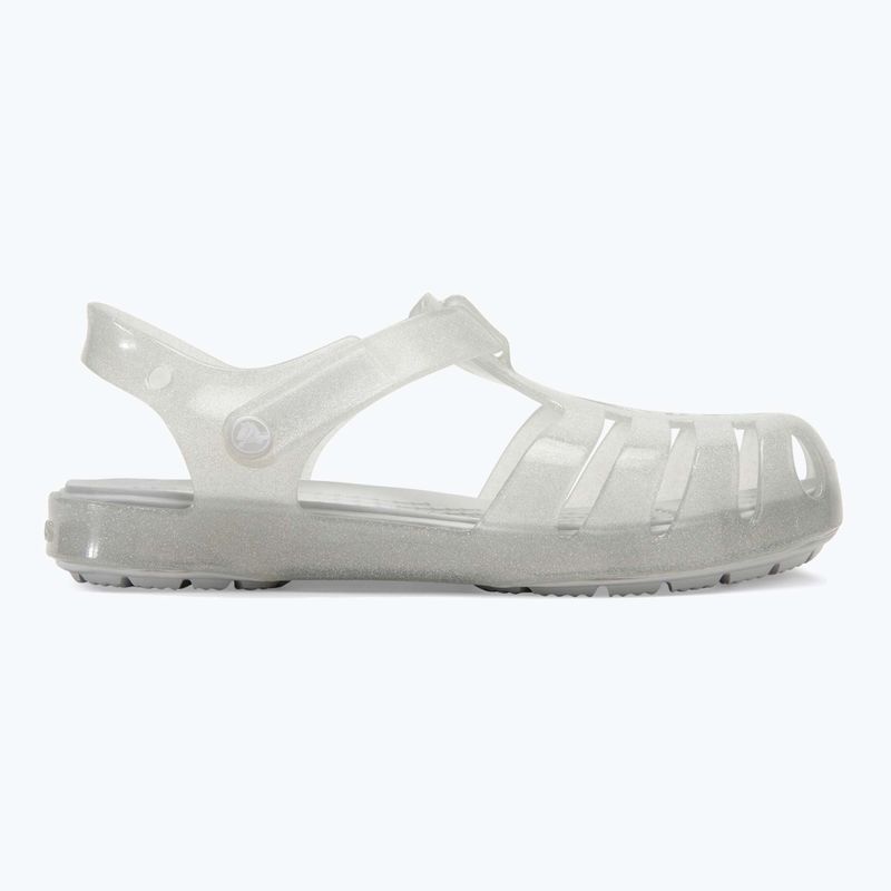 Детски сандали Crocs Isabella Glitter silver glitter 2