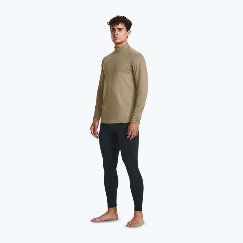 Мъжки Under Armour Tactical Mock CGI Base federal tan/black Дълъг ръкав 2