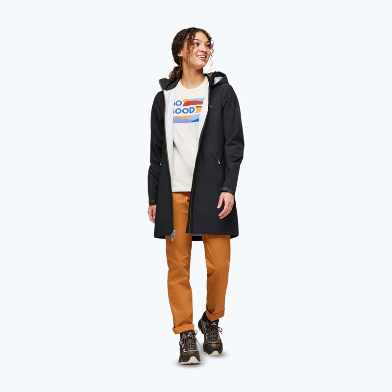 Cotopaxi Cielo Rain Trench black дамско дъждобранно яке 2