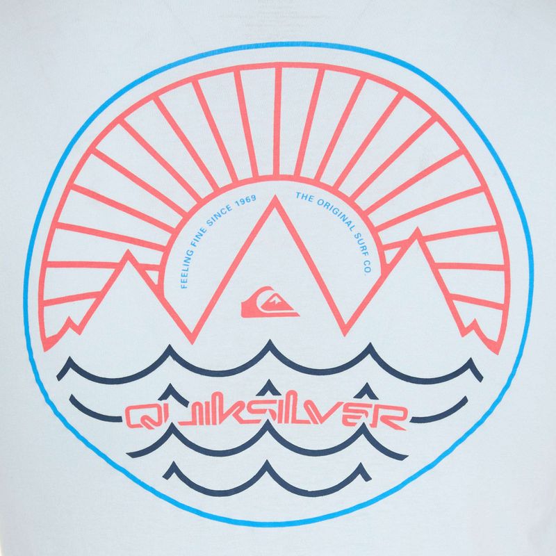 Мъжка комбинирана тениска Summit Sunset синьо/червено на Quiksilver 3