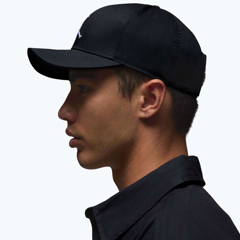 Шапка с козирка Jordan Rise Structured Curved-Bill black/white 6