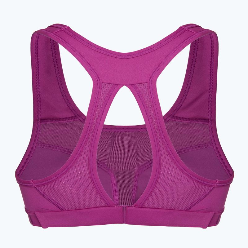 Спортен сутиен Nike Swoosh High Support hot fFuchsia / hot fuchsia / white 2
