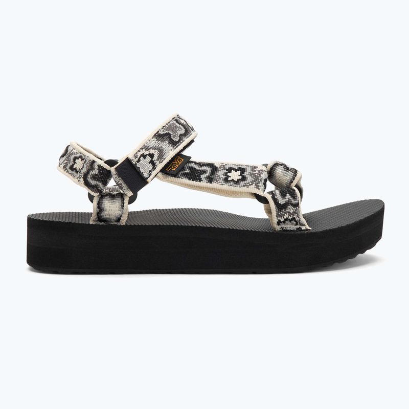 Дамски сандали Teva Midform Universal neon floral black / white 2