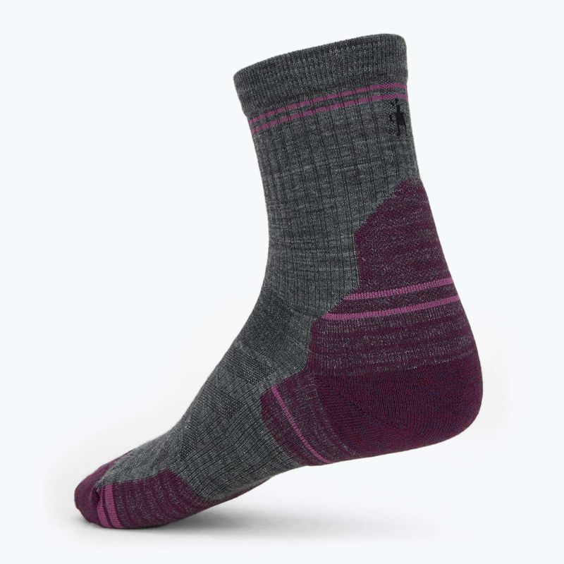Дамски чорапи Samrtwool Hike Targeted Cushion Mid Crew medium grey 2