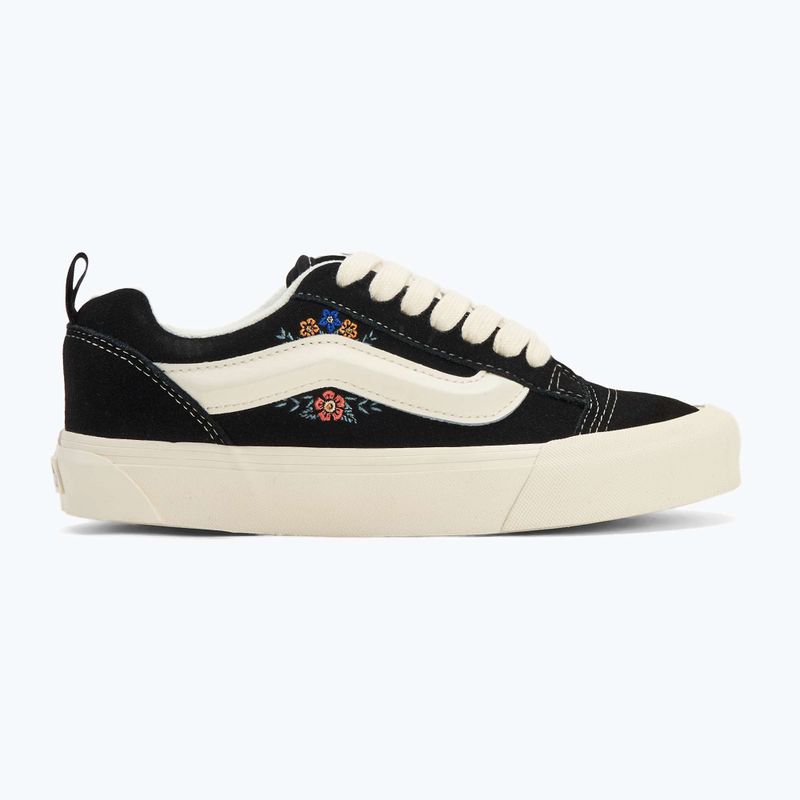 Vans Knu Skool черни флорални обувки 2