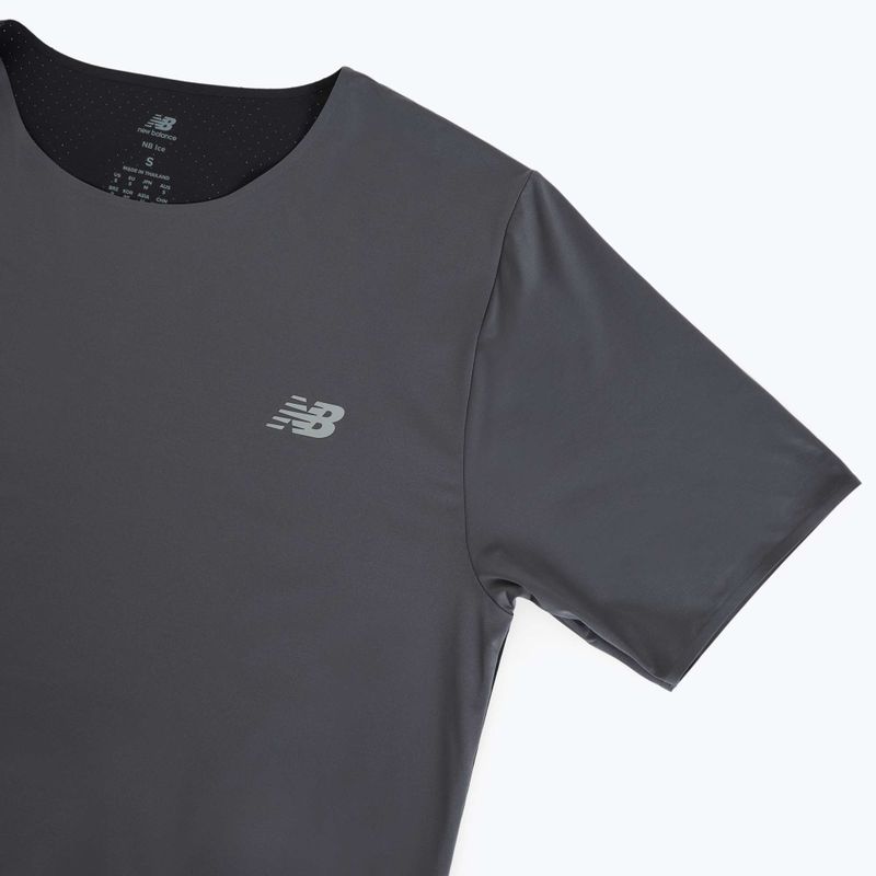 Мъжка тениска за бягане New Balance Race Day graphite 3