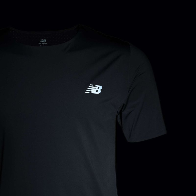 Мъжка тениска за бягане New Balance Race Day graphite 5