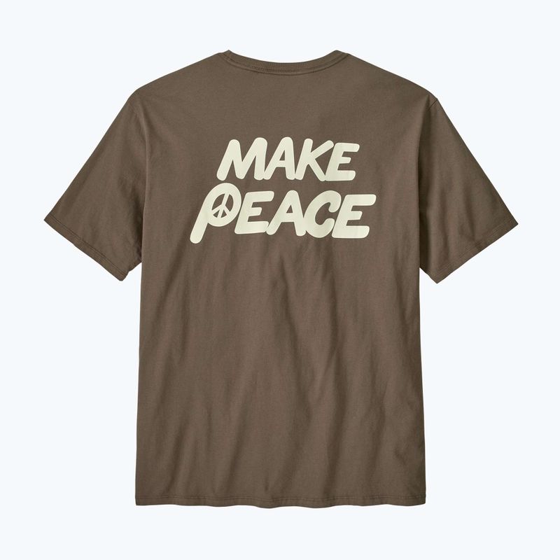 Мъжка тениска Patagonia Balance Organic peace seeds / marlow brown 2