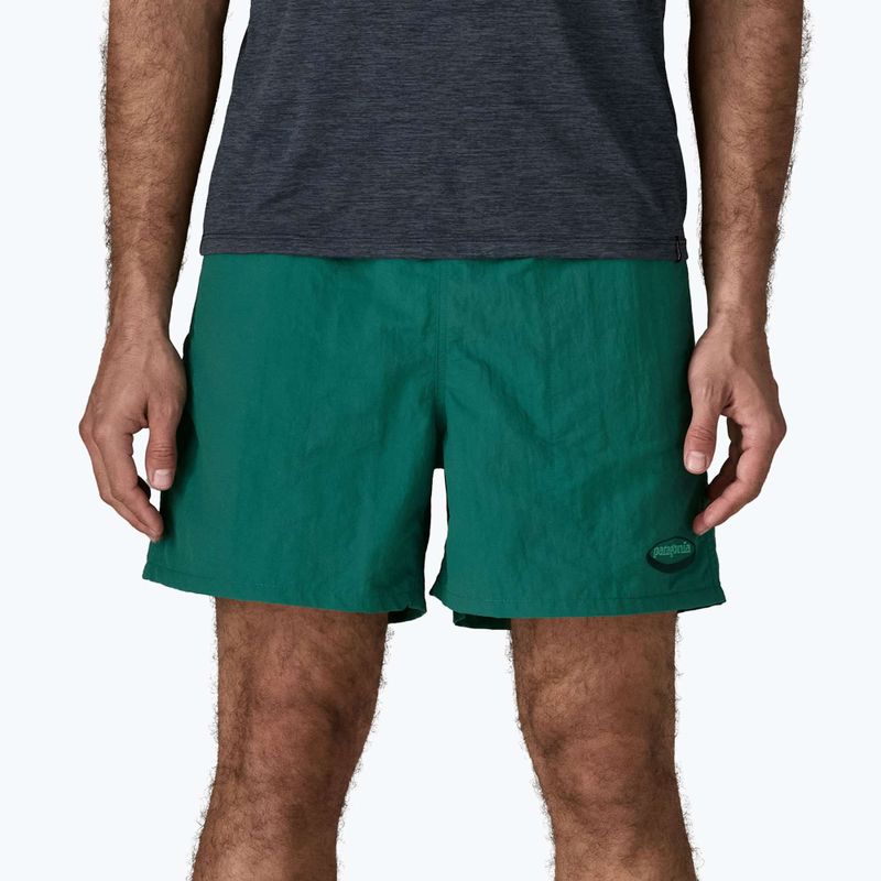 Мъжки шорти Patagonia Baggies 5“ 95 oval logo/gem green 4