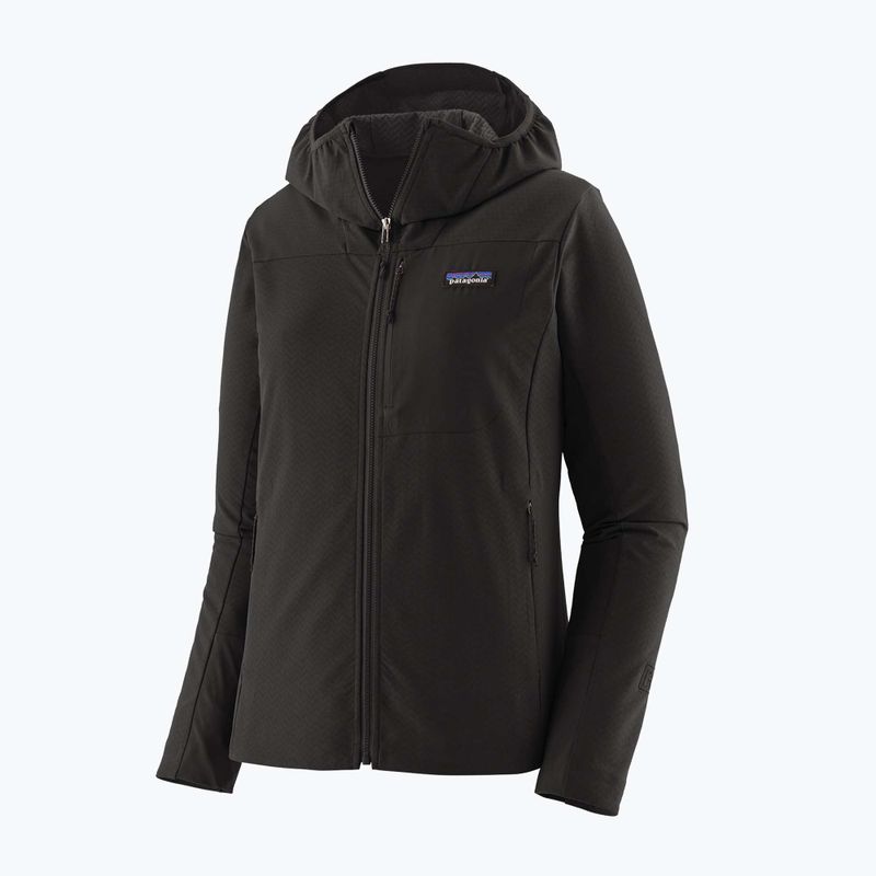 Дамско софтшел яке Patagonia R1 CrossStrata Hoody black 5