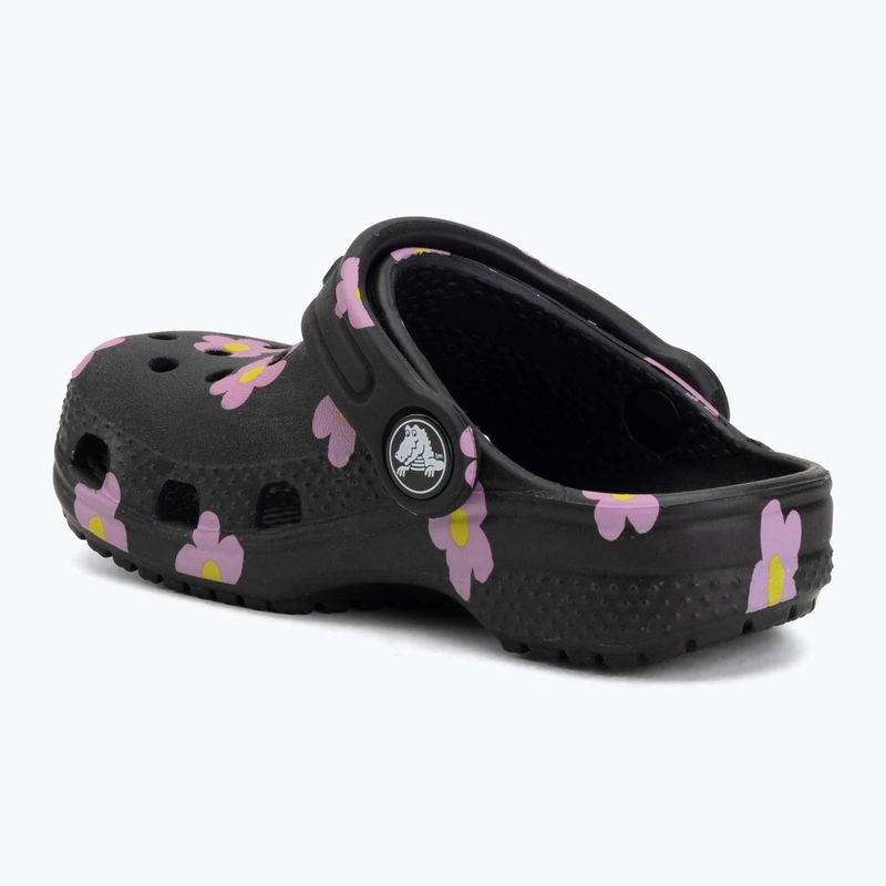 Детски чехли Crocs Classic Flower 212671 black 4