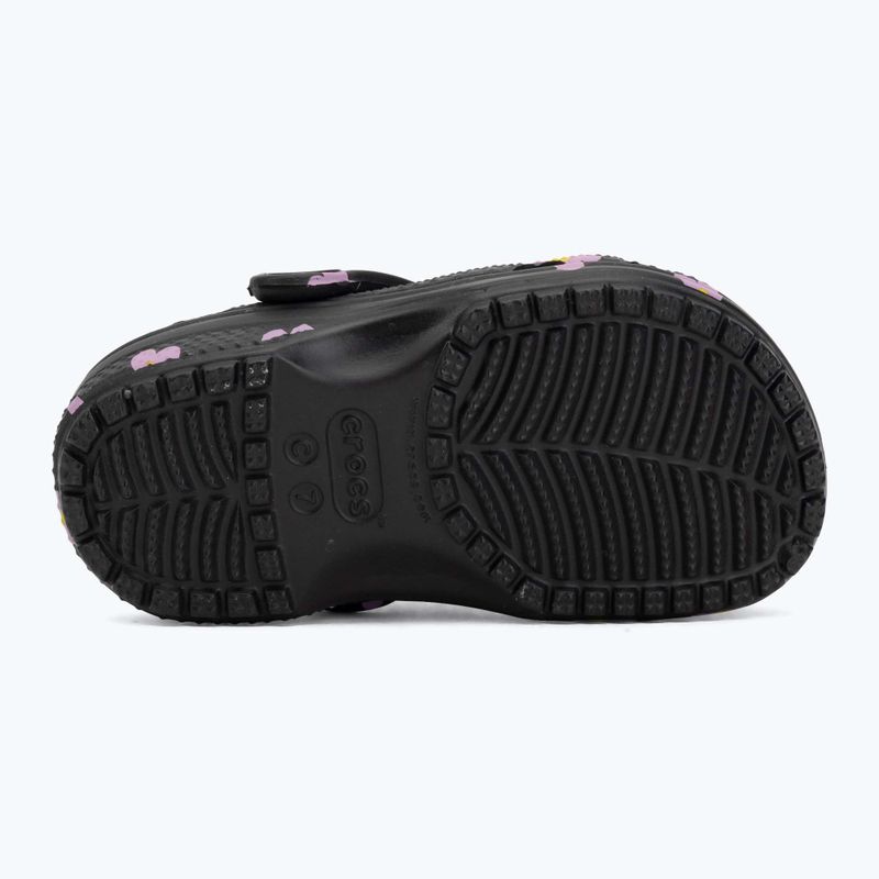 Детски чехли Crocs Classic Flower 212671 black 5
