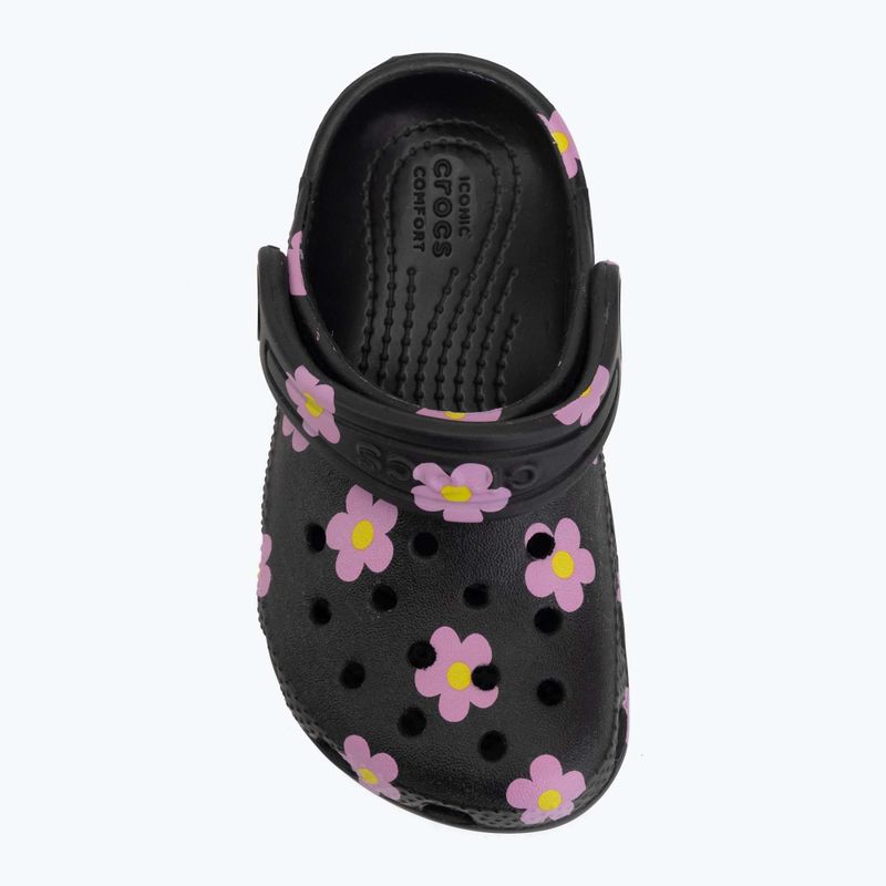 Детски чехли Crocs Classic Flower 212671 black 6