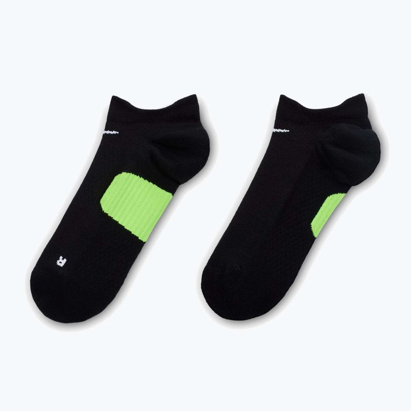 Чорапи Nike Running Midweight No-Show black/smoke grey/white 2